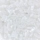 Miyuki quarter tila 5x1.2mm Perlen - White pearl ceylon QTL-420